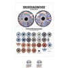 Sport-Tec Iris Diagnosis Mini Poster Anatomy 34 x 24 cm