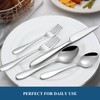 60-Piece Silverware Set, Wildone Stainless Steel Flatware Set Service for