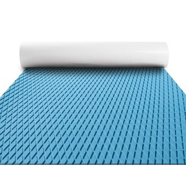 FOCEAN Boat Flooring EVA Foam Boat Decking Camo Marine Flooring Self-Adhesive Marine Mat for Motorboat RV Yacht Kayak, 94.5''x 47.2'', Blue