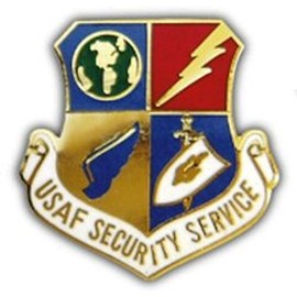 HMC USAF Security Service Small Pin , Full Color , One Size
