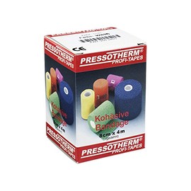 PRESSOTHERM Cohesive Bandage 8 cm x 4 m White Pack of 1