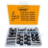 63 Pcs M4 M5 M6 Neoprene Well Nuts,304 Stainless Steel