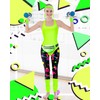 7 Pcs 80s Workout Costume 80s Accessories Set 90s Leotard