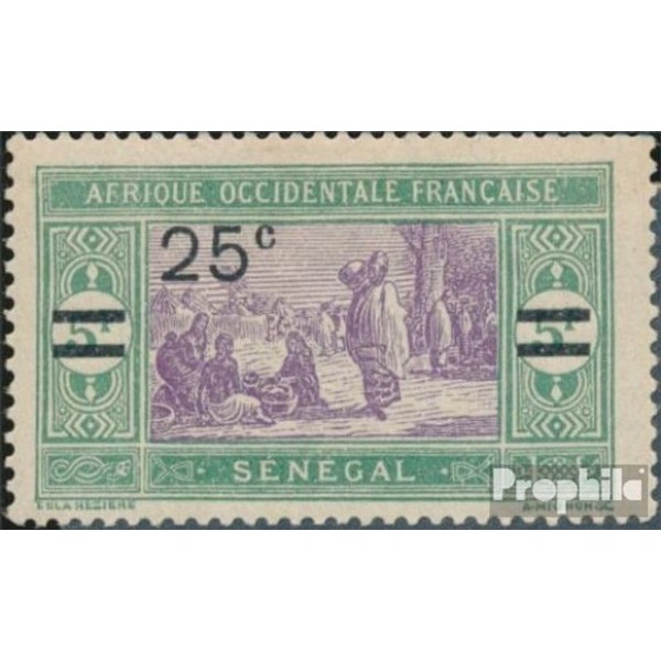 senegal 91 with hinge 1922 print edition (Stamps for collectors)