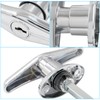 Bonsicoky Garage Door T-Handle Lock with 2 Keys, T-Handle Universal