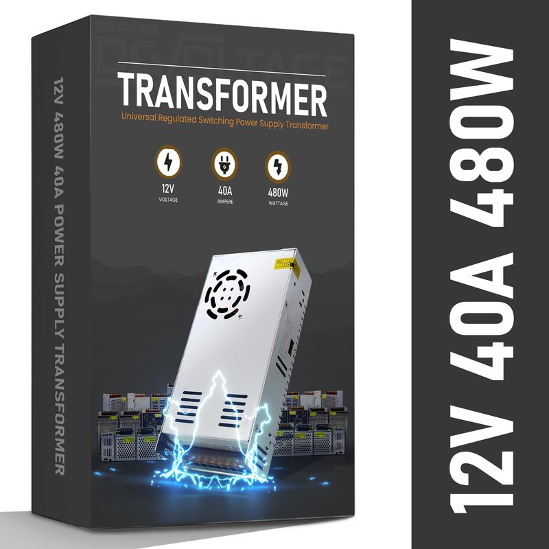 Universal Regulated DC 5V/12V/24V IP20 Rectifier for LED Strip CCTV