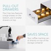 Navaris Coffee Pod Holder with 4 Drawers - Compatible with