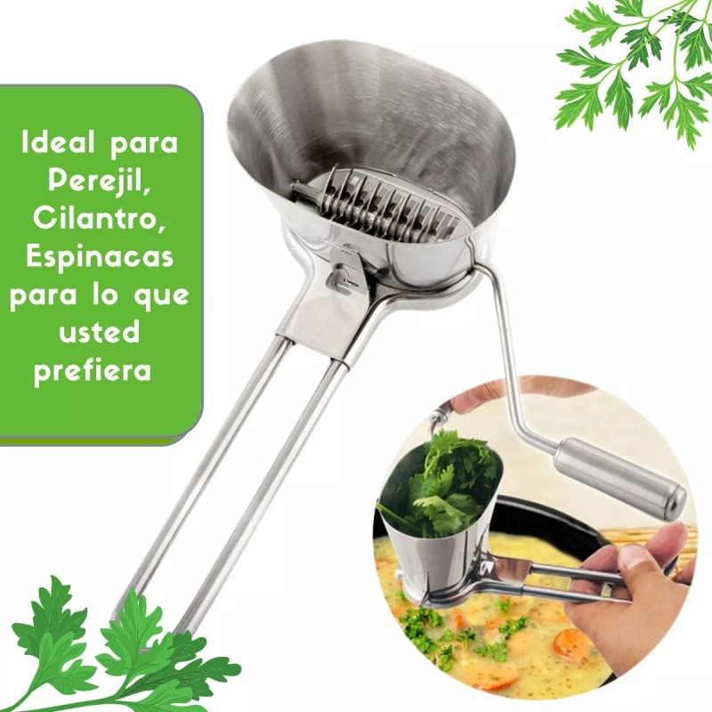 Veraly Trituradora De Hierbas De Acero Inoxidable Molino De Corte