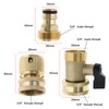 Be In Your Mind Garden Hose Quick Coupling 3/4 Inch