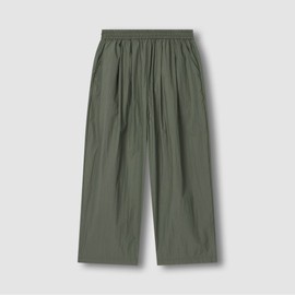 JAJU [JAJU] Women's Crisp Easy Banding Pants_Khaki