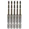 SK11 Hex Shaft Co Stainless Drill Fine Minute 5 Piece