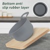 4 Pcs Plastic Mixing Bowl Set, Reusable Plastic Nesting Mixing