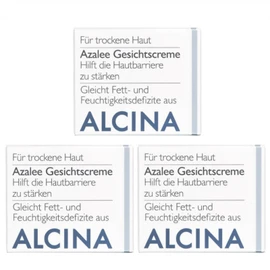 3 T Azalea Face Cream Nourishing Cosmetics Alcina Helps Strengthen the Skin Barrier 50 ml = 150 ml Each