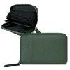 Giselle Card Case, Genuine Leather, Large Capacity, Compact, Bifold Wallet,