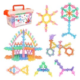 MINI MINDS Bloques de Construcción para Niños, Juguetes Montessori, Juguetes Educativos de Construcción, Material Didáctico Montessori, Edad 3 Años en Adelante, Juguetes Sensoriales, 200 Piezas