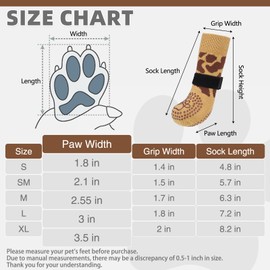 KOOLTAIL Dog Socks for Hot/Cold Pavement to Prevent Licking Paws,Dog Boots&Paw Protector for Hardwood Floors Anti Slip,Traction Control No Twist Grip Booties for Small Medium Large Senior Dogs L