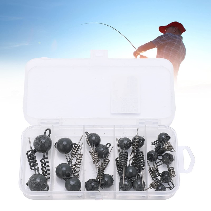 Jig Heads Hooks,5‑20g Durable Fish Head Hooks with Round Jig