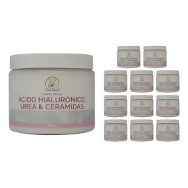 Crema Facial Ácido Hialurónico, Urea & Ceramidas 400g 12pack