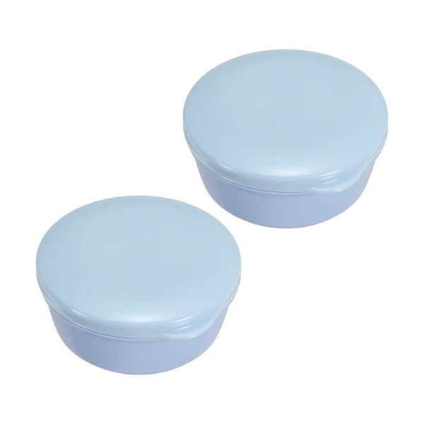 PATIKIL Travel Soap Container, 2 Pack Round Soap Holder Portable