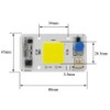 Vrabocry 50W 220V COB High Power Cool White 10000K-15000K LED