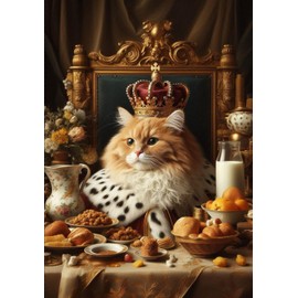 Baroque Royal Ginger Cat Feast