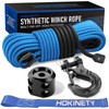 HOKINETY Synthetic Winch Rope Kit - 1/4" x 50' 10000