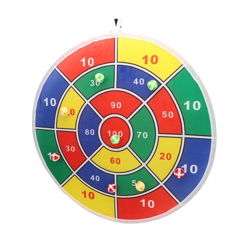 74CM Sticky Ball Board Foldable Dart Board with Remote Control