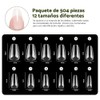 Cherimoya Tips para Uñas Soft Gel Squoval Corto Semi Mate-504