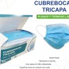 Caja Con 50 Tapabocas Cubrebocas Tricapa Termosellados