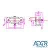 RhedexX®RhedexX® Gas Spring Mounting Bracket Mounting Parts 71 mm x