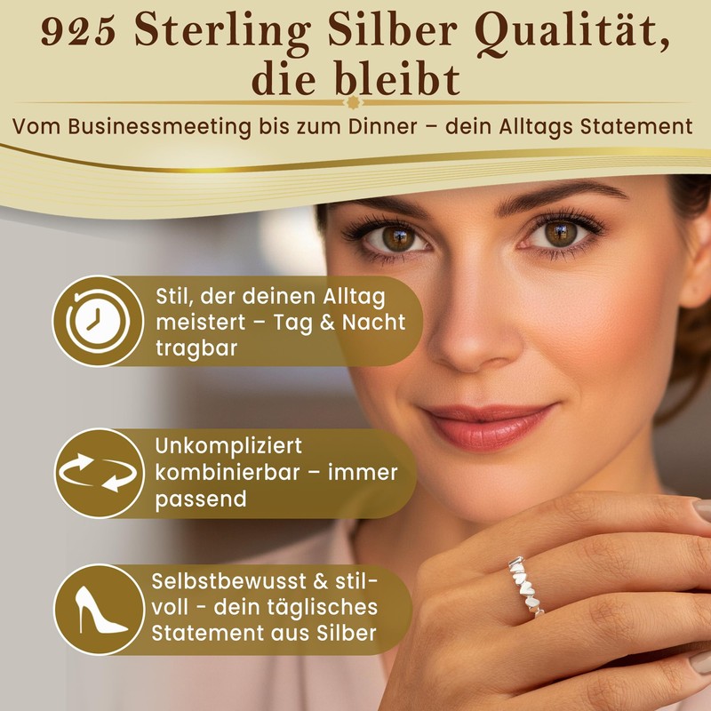 CASSINI Sterling Silver 3RAD