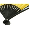 Kimonoya Sarasa Gold and Silver Reversible Folding Fan, For Formal