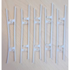 Qty 10. Shutter Repair Slider Connector for Polysatin Shutter (2 Connect 3.25" Center spacing)