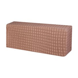 PATIKIL 34.6" Air Conditioner Cover, Indoor AC Cover Knitted Dustproof Dust Covers for Wall-Mounted Split Air Conditioners, Brown