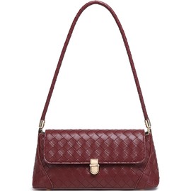 WSRYDJDL Shoulder Bags for Women Vintage Handbag Retro Classic Small Purse Cute Hobo Tote Handbag Mini Clutch Purse (BZ Wine Red)