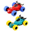 ZYSUN Toddler Toys Friction Spin Stunt Cars,Push and Go Cars