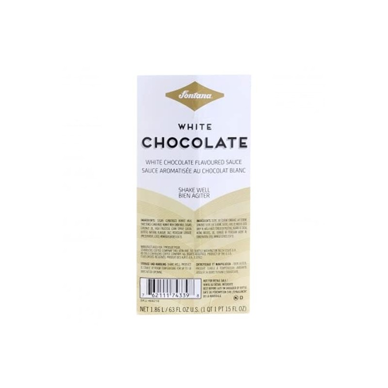 Fontana White Chocolate Mocha Sauce, 63oz (2 Pack) - Coffee