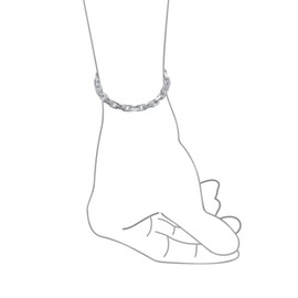 Mens 7MM Thick Solid Heavy .925 Sterling Silver Anchor Oval Forzata Chain Link Bracelet Made In Italy 8 Inch