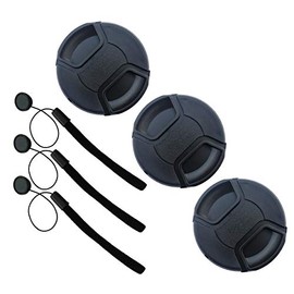 37mm Lens Cap Cover for Olympus M.Zuiko Digital ED 14-42mm f3.5-5.6 II R/f3.5-5.6 EZ(Not for f3.5-5.6) 45mm f/1.8,Panasonic Lumix G 12-32mm f/3.5-5.6[3 Pack]