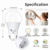 GU24 LED Light Bulb,60 Watt Equivalent Soft White 2700K,Non-Dimmable,Efficient 9W,800