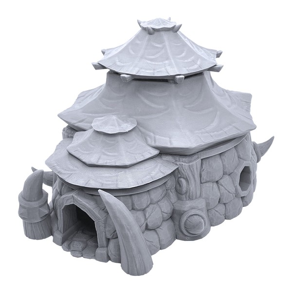 Orc Town Hall by Makers Anvil, 3D Printed Tabletop RPG