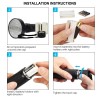 Unbranded UV Ultraviolet Light Flashlight Inspection 100 LED BlackLight 395nM