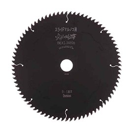 Eyewood 99224 Chip Saw for Carpenter's Work, Sliding Circular Saw, Φ6.5 x 2.4 inches (165 x 60 cm)