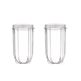 Sduck Magic Bullet Replacement Cups, 2 PCS Replacement 16 Ounce Jar Cups Fit For 250W Magic Bullet MB1001 Series Juicer Mixer