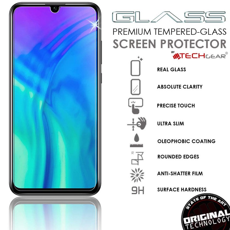 TECHGEAR [2 Pack GLASS Edition Screen Protectors for Honor 20e
