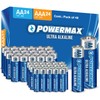 Powermax Alkaline Batteries 48-Count Combo Pack (24 Double AA, 24