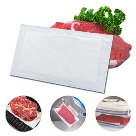 RIKICACA Meat Absorbent Pads 4x7 inch Dri Lock 60 Grams,White Meat Soaker Pads for Vacuum Sealer Bags (80pcs)