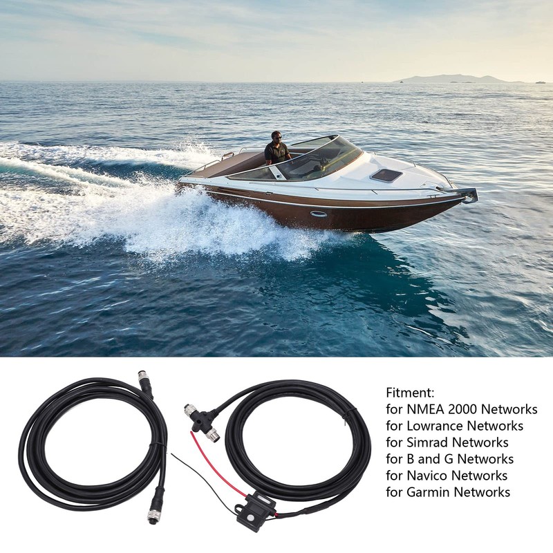 NMEA 2000 Starter Kit, Waterproof Marine NMEA Network Starter Kit,