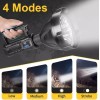 Super Bright LED Flashlight Tactical Search Light Rechargeable LED Work