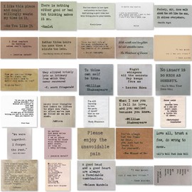 BENOSPACE 120Pcs Motivational Quotes Stickers Inspirational Vintage Journaling Stickers Retro Typewriter Style Stickers Famous Word Phrases Aesthetic Scrapbook Supplies for Planner Junk Journal Bullet